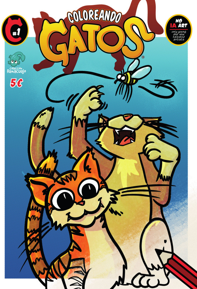 Coloreando Gatos #1: portada