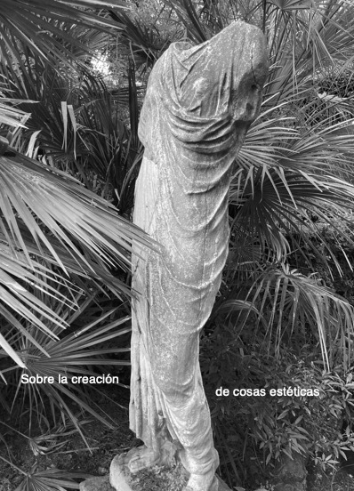 Sobre la creación de cosas estéticas: portada