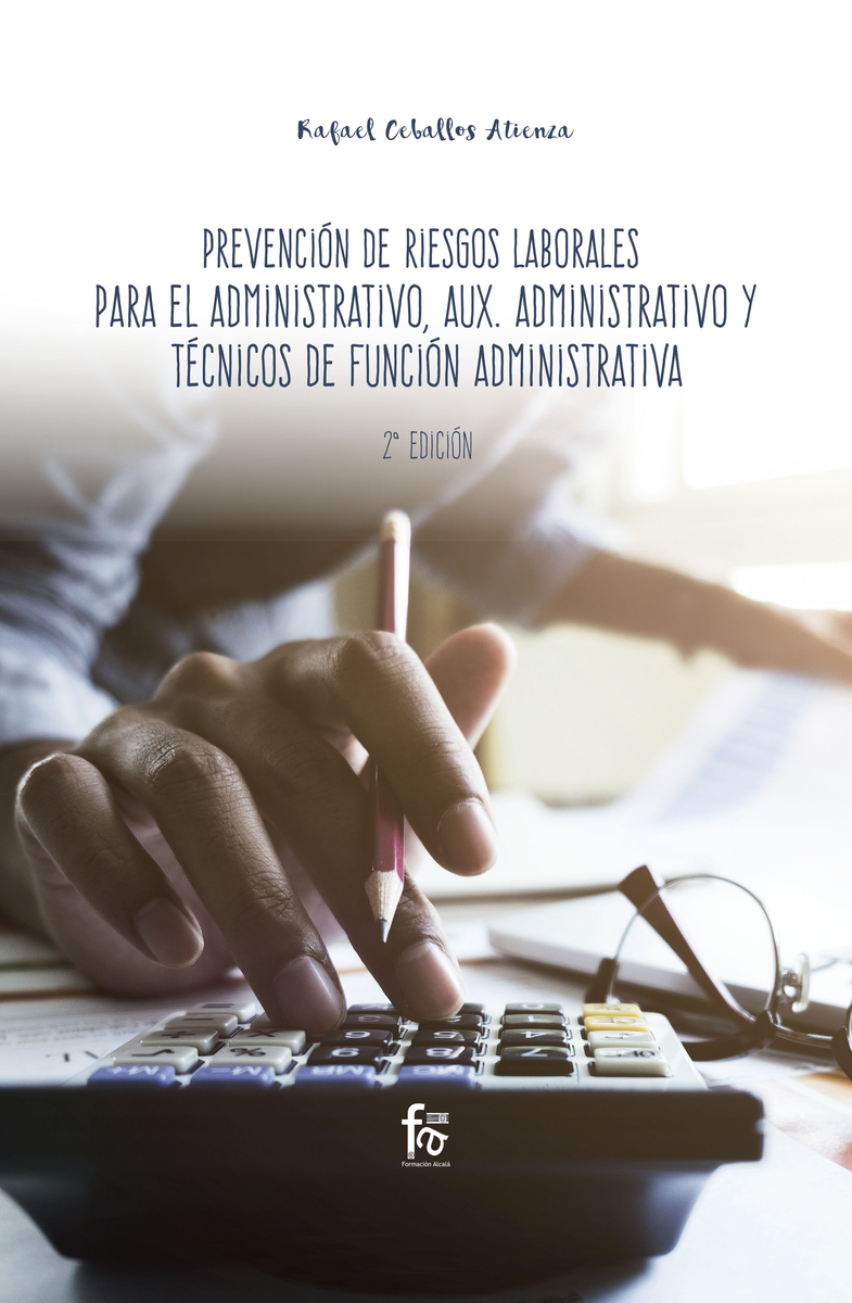 PREVENCIÓN DE RIESGOS LABORALES PARA ADMINISTRATIVOS,: portada