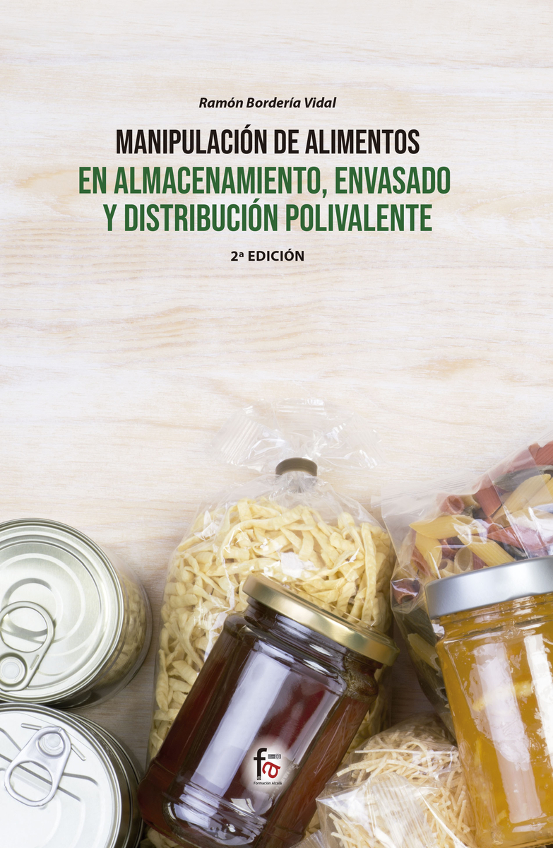 MANIPULACIÓN DE ALIMENTOS EN ALMACENAMIENTO, ENVASADO: portada