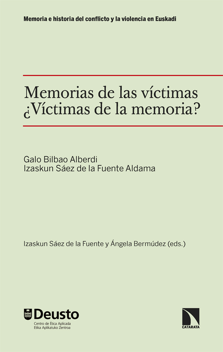 Memorias de las vctimas. Vctimas de la memoria?: portada