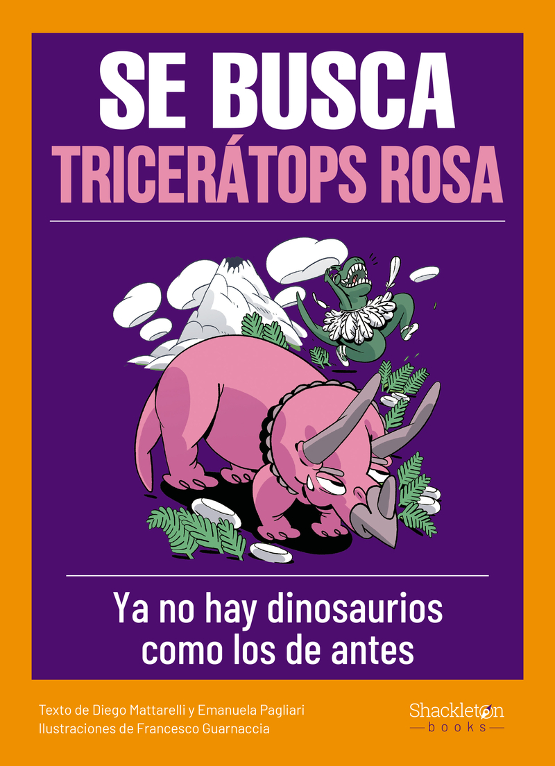 Se busca tricerátops rosa: portada