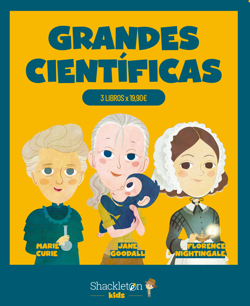 Pack Grandes científicas: portada
