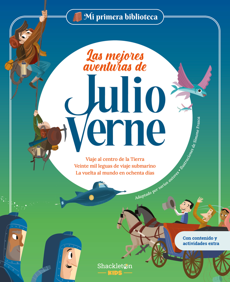 LAS MEJORES AVENTURAS DE JULIO VERNE: portada