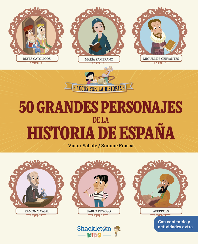 50 GRANDES PERSONAJES DE LA HISTORIA DE ESPAñA: portada