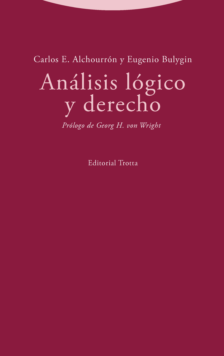 Análisis lógico y derecho: portada
