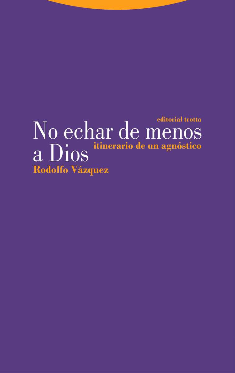 No echar de menos a Dios: portada