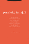 Para Luigi Ferrajoli: portada