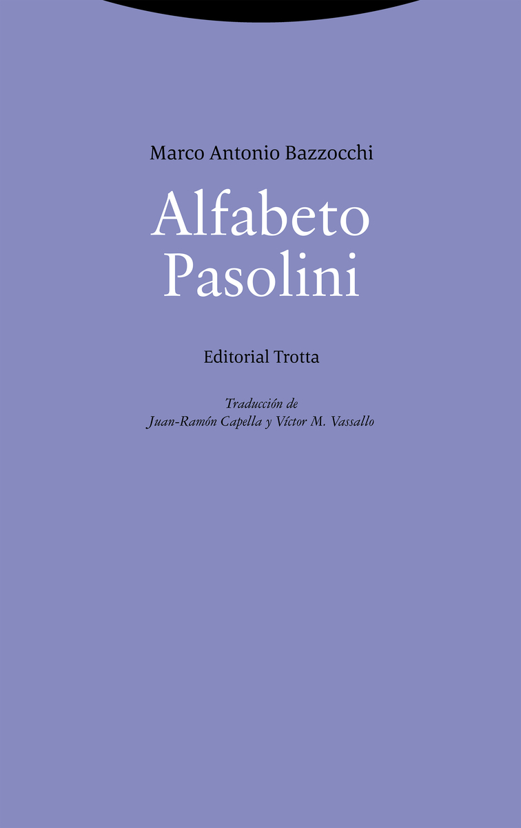 Alfabeto Pasolini: portada