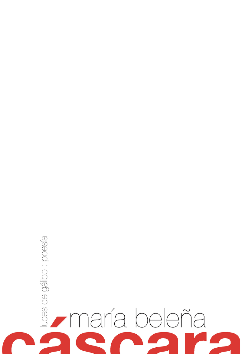 CÁSCARA: portada