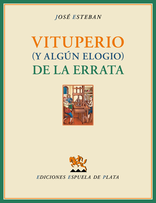 Vituperio (y algn elogio) de la errata: portada