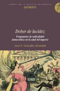 DEBER DE LUCIDEZ: portada