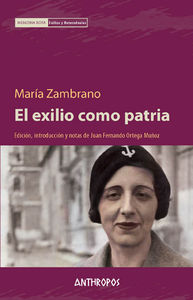 EXILIO COMO PATRIA, EL: portada