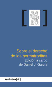 Sobre el derecho de los hermafroditas: portada