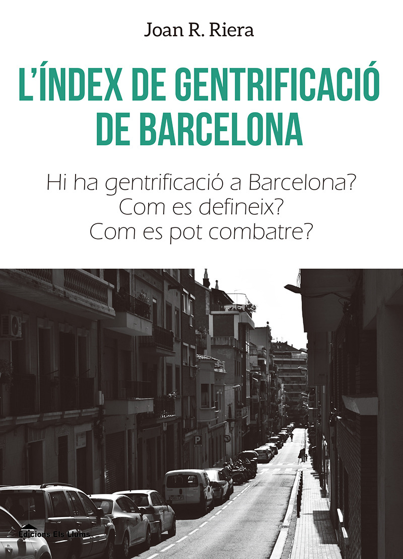 L'ndex de gentrificaci de Barcelona: portada