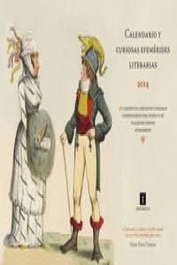 CALENDARIO Y CURIOSAS EFEMERIDES LITERARIAS 2014: portada