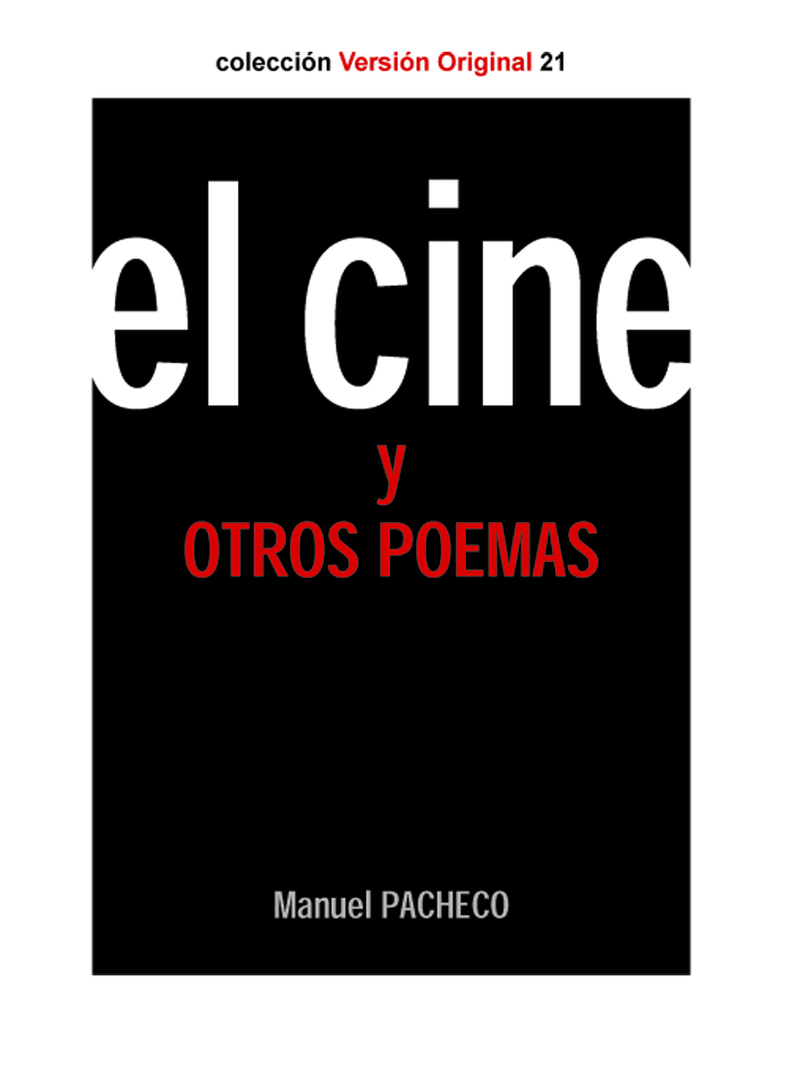 EL CINE Y OTROS POEMAS: portada