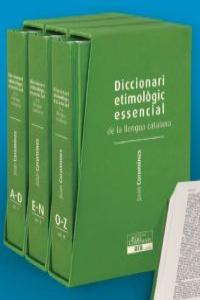 Diccionari etimològic essencial de la llengua catalana Joan: portada