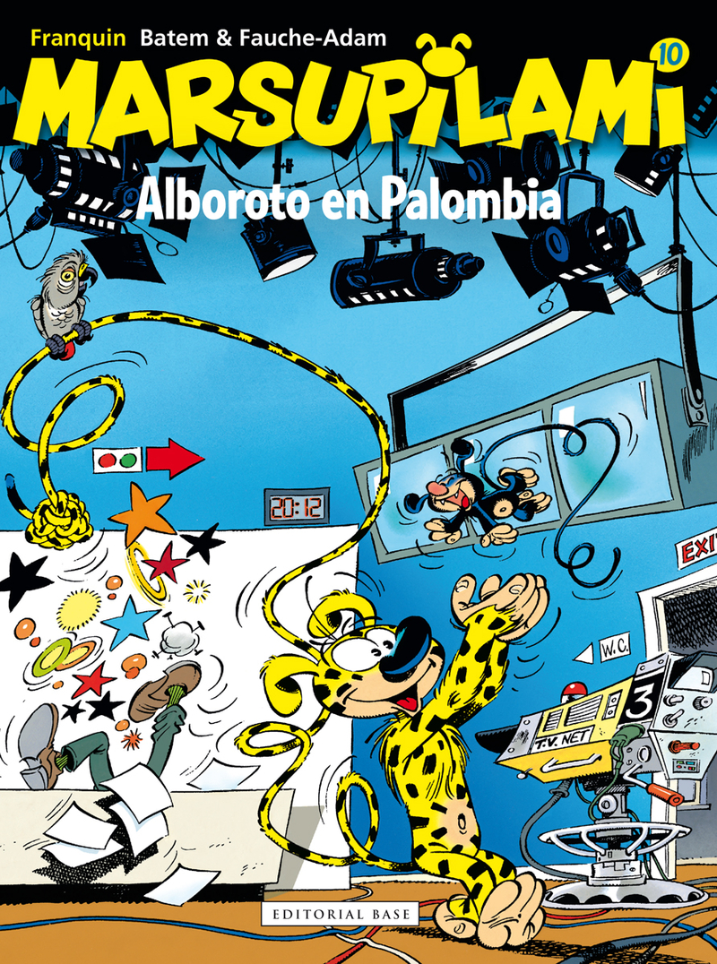 Marsupilami 10. Alboroto en Palombia: portada