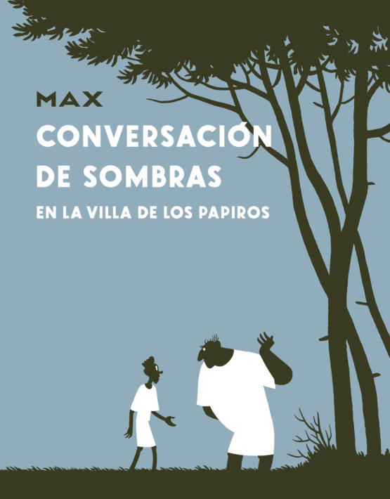 Conversación de sombras en la Villa de los Papiros: portada