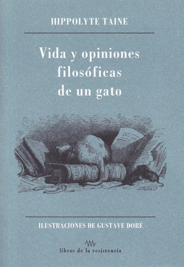 VIDA Y OPINIONES FILOSOFICAS DE UN GATO: portada