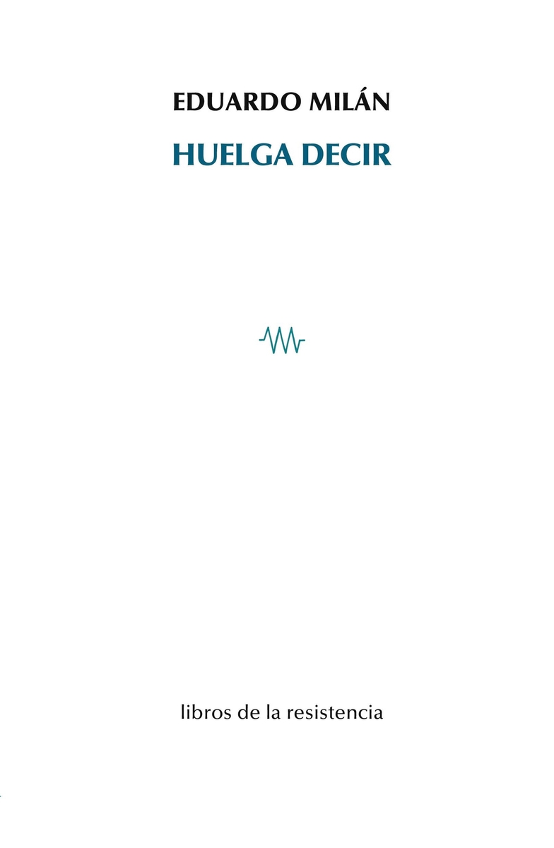 HUELGA DECIR: portada