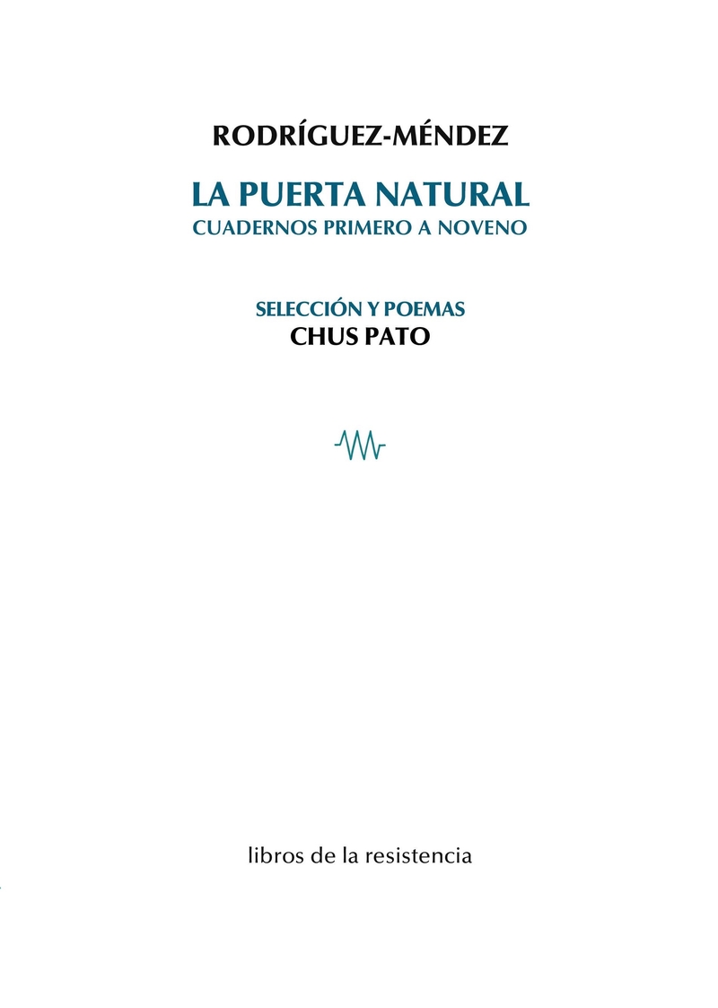 La puerta natural: portada