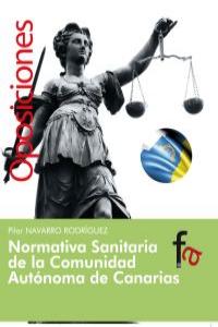 NORMATIVA SANITARIA DE LA COMUNIDAD AUTÓNOMA DE CANARIAS: portada