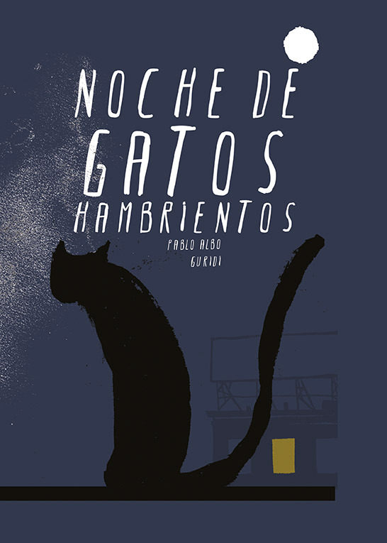 Noche de gatos hambrientos: portada