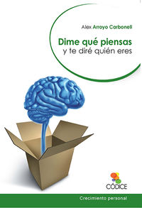 Dime qué piensas y te diré quién eres: portada