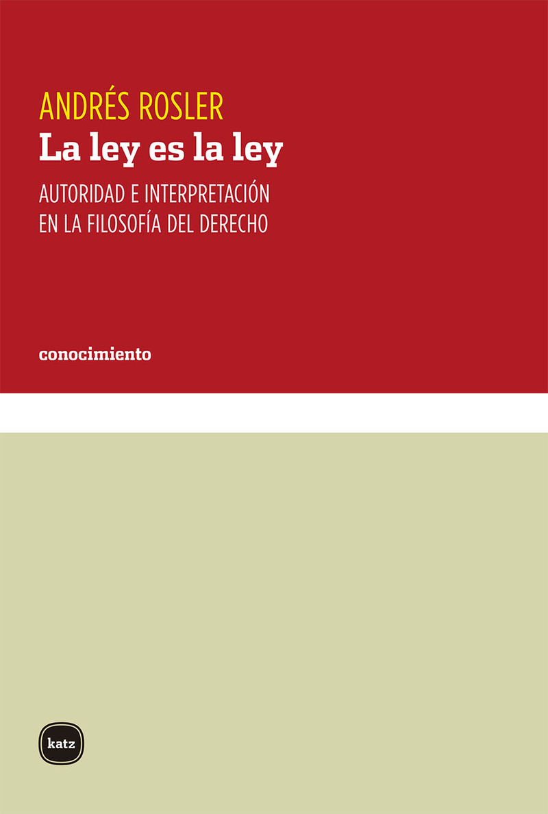 La ley es la ley: portada