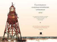 CALENDARIO Y CURIOSAS EFEMERIDES LITERARIAS 2015: portada