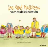 LAS TRES MELLIZAS VAMOS DE EXCURSIÓN: portada