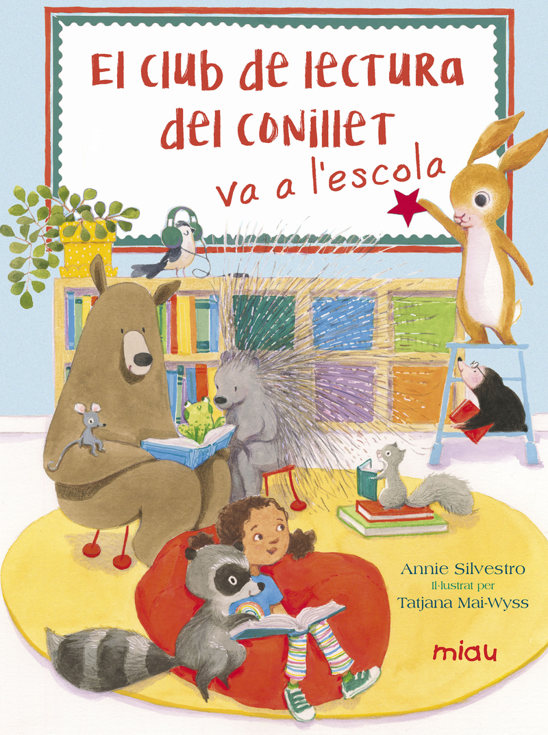 El club del lectura del conillet va a l'escola (Cataln): portada