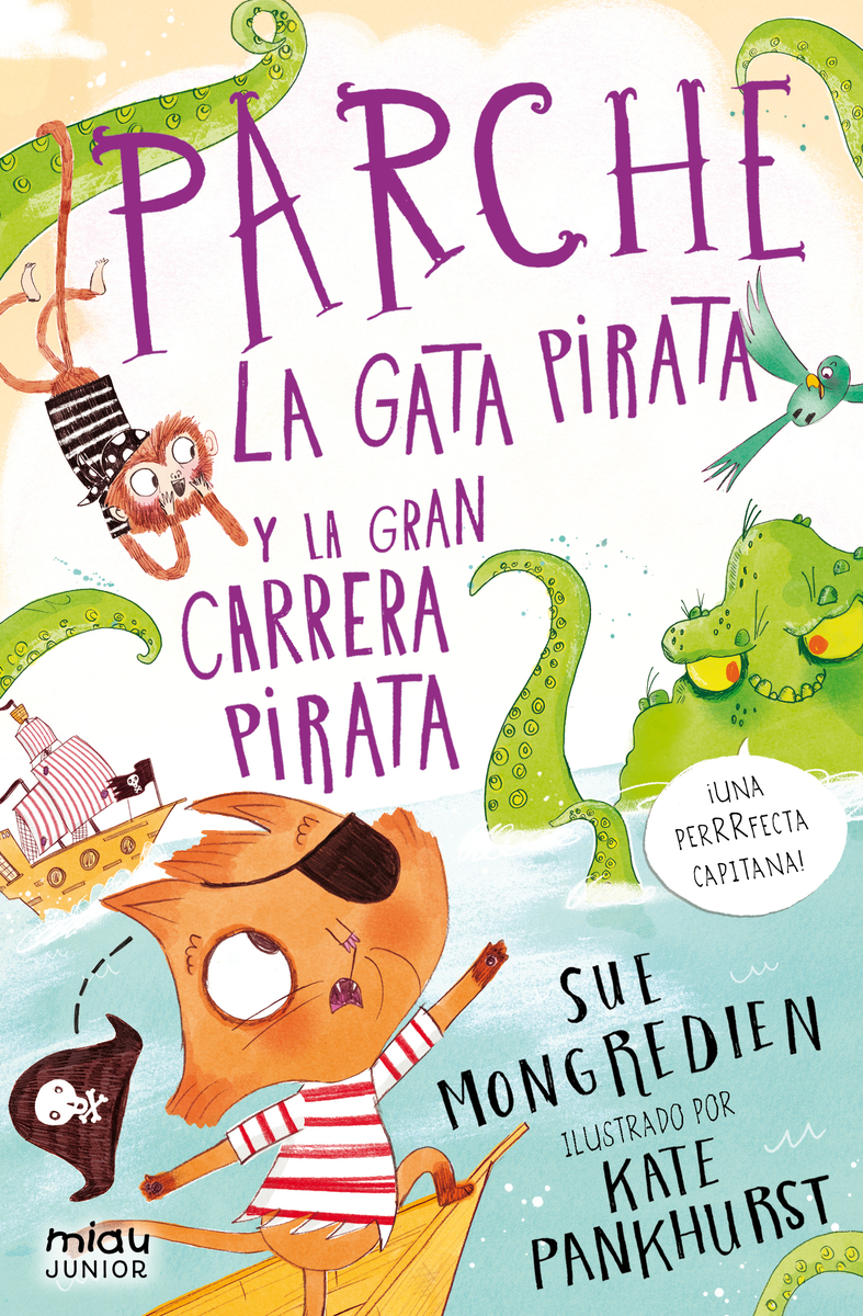 PARCHE LA GATA PIRATA Y LA GRAN CARRERA PIRATA: portada