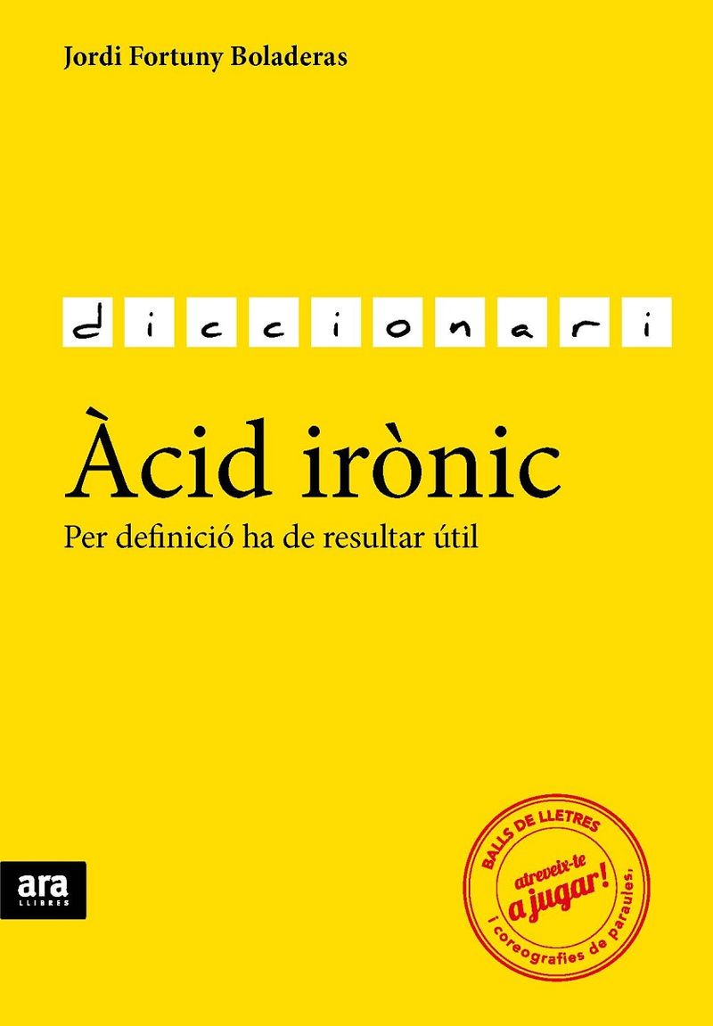ÀCID IRÒNIC: portada