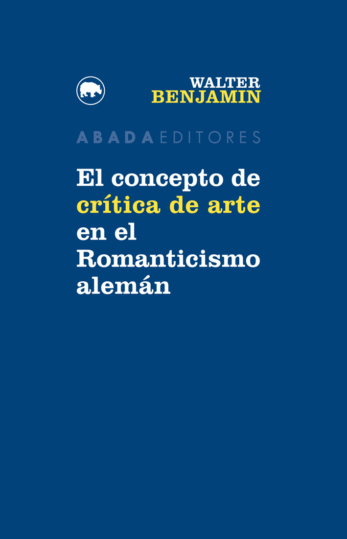EL CONCEPTO DE CRíTICA DE ARTE EN EL ROMANTICISMO ALEMáN: portada