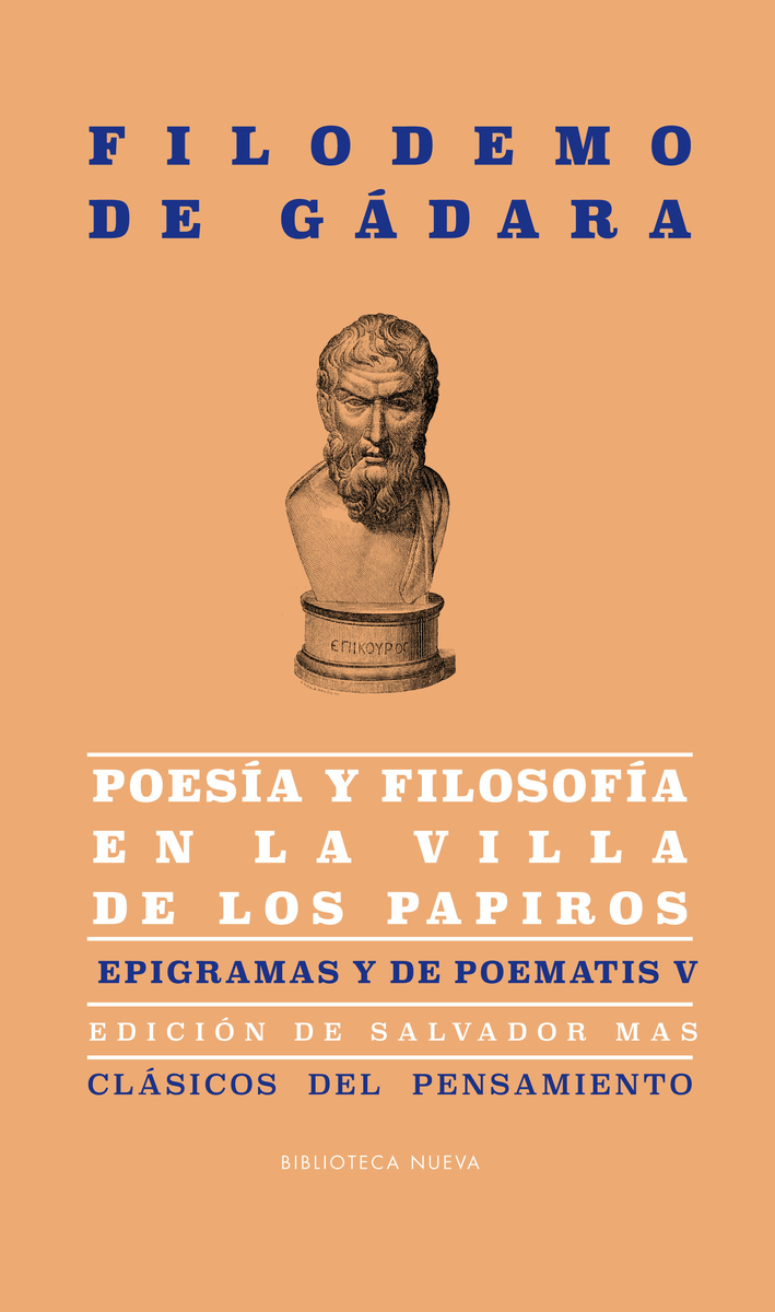 POESÍA Y FILOSOFÍA EN LA VILLA DE LOS PAPIROS: portada
