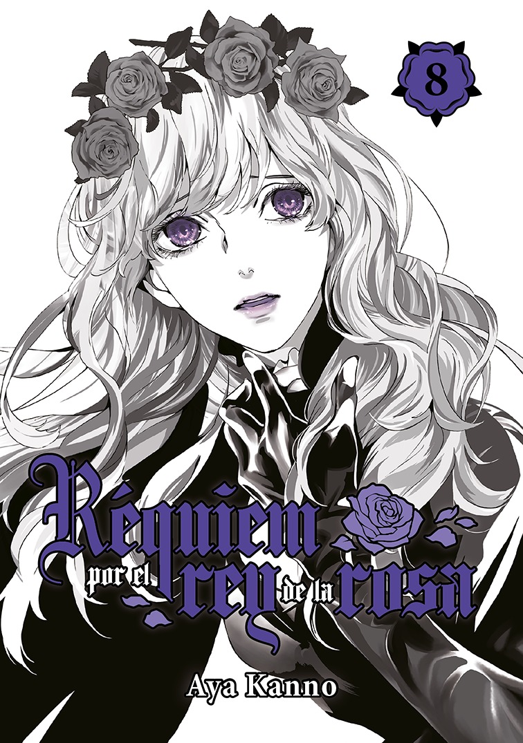 Réquiem por el rey de la rosa, vol. 8: portada