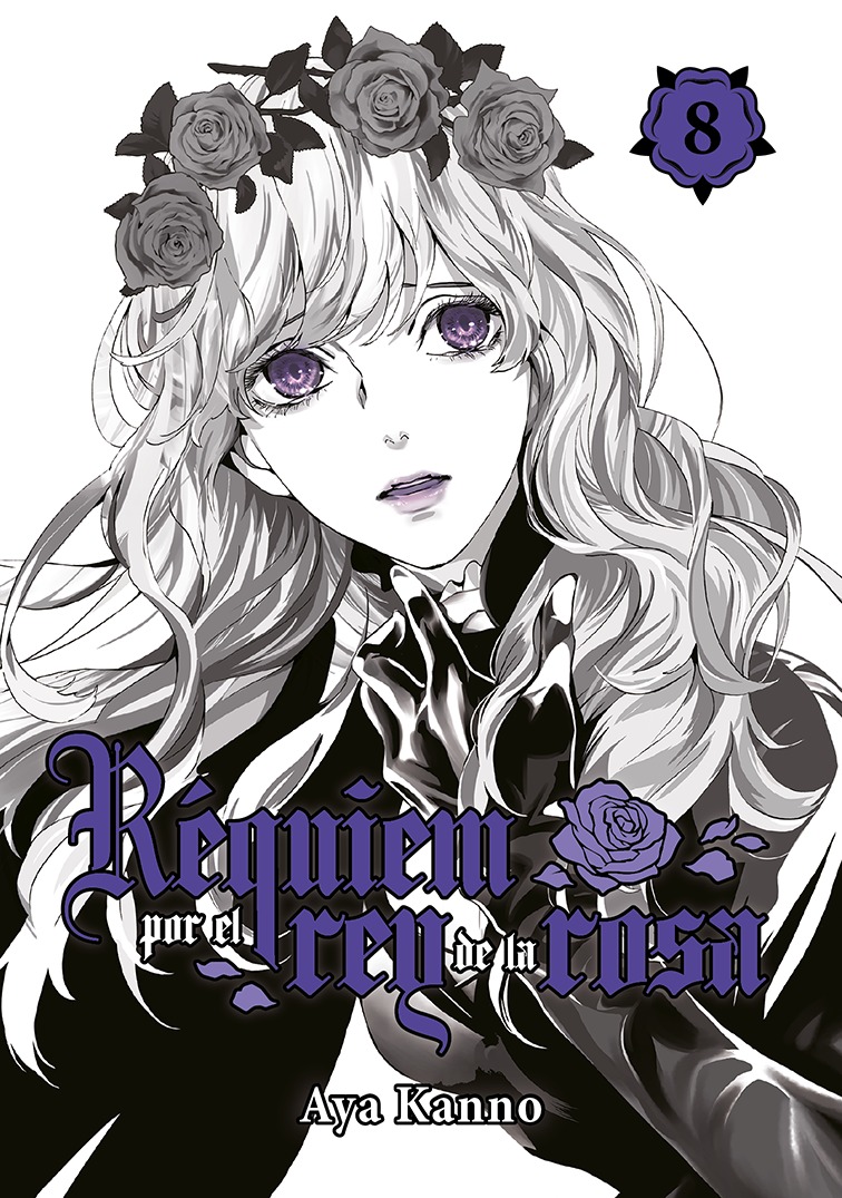 Rquiem por el rey de la rosa, vol. 8: portada