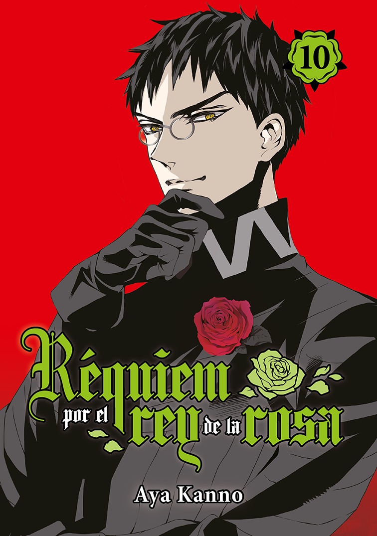 Rquiem por el rey de la rosa, vol. 10: portada