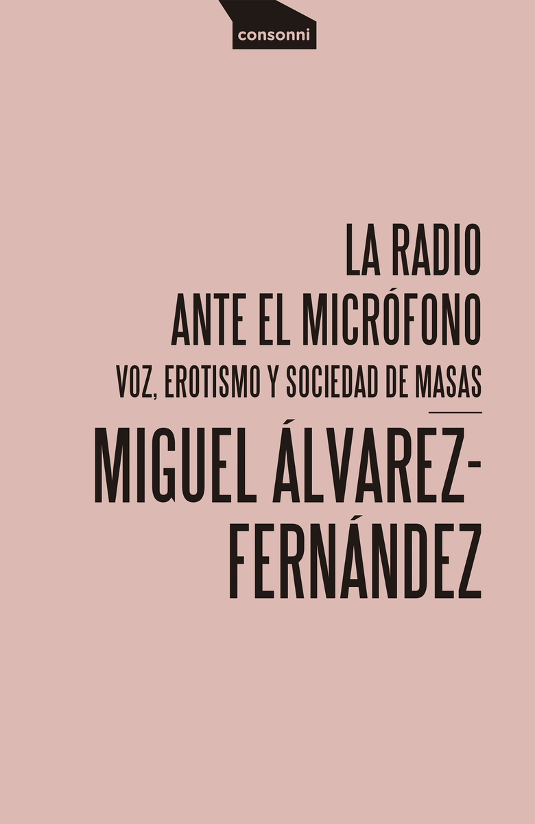 La radio ante el micrfono: portada