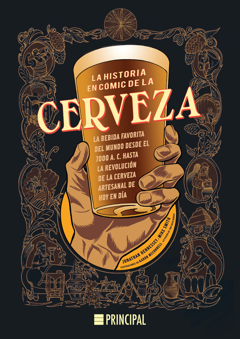 La historia en cómic de la cerveza: portada