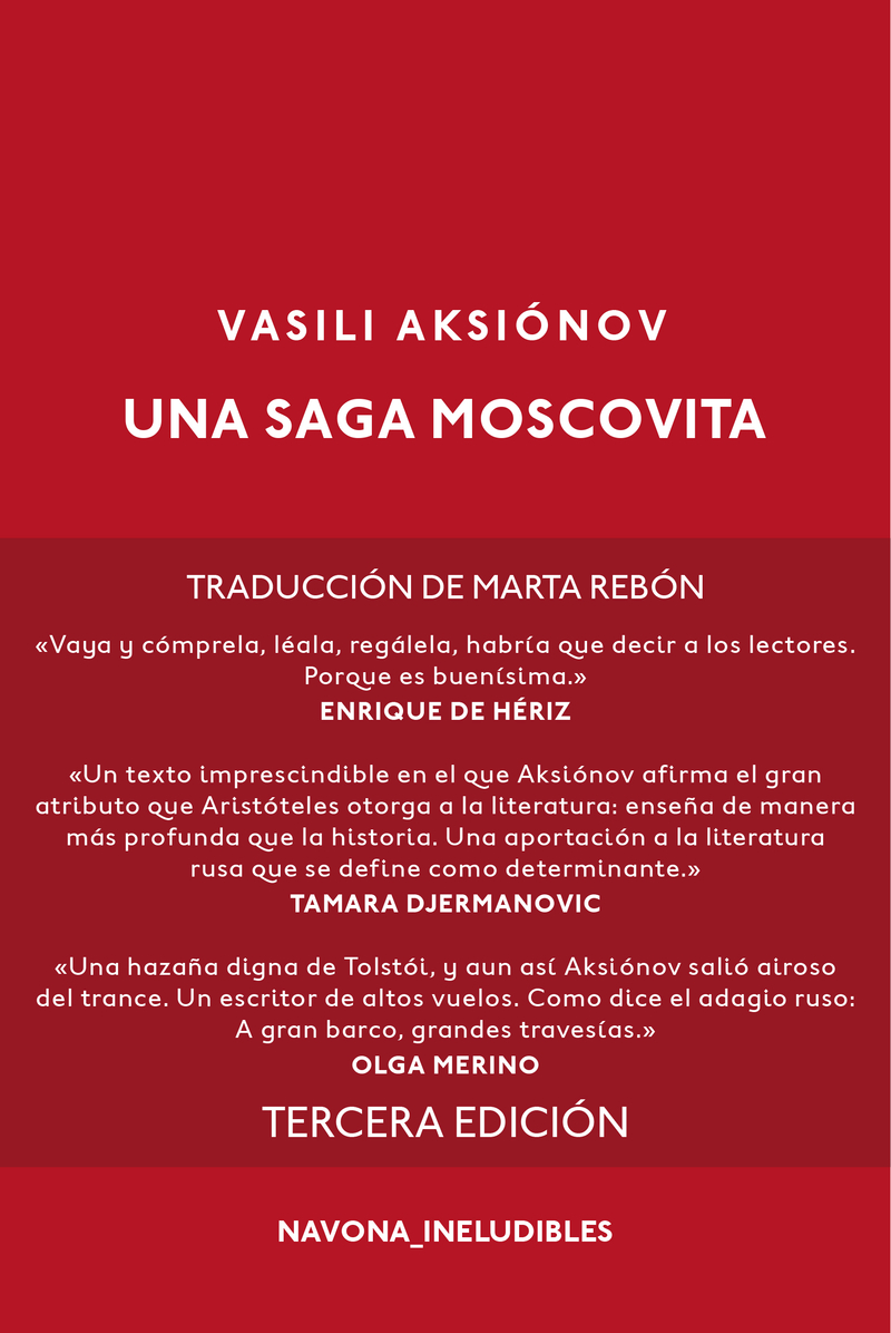 UNA SAGA MOSCOVITA: portada
