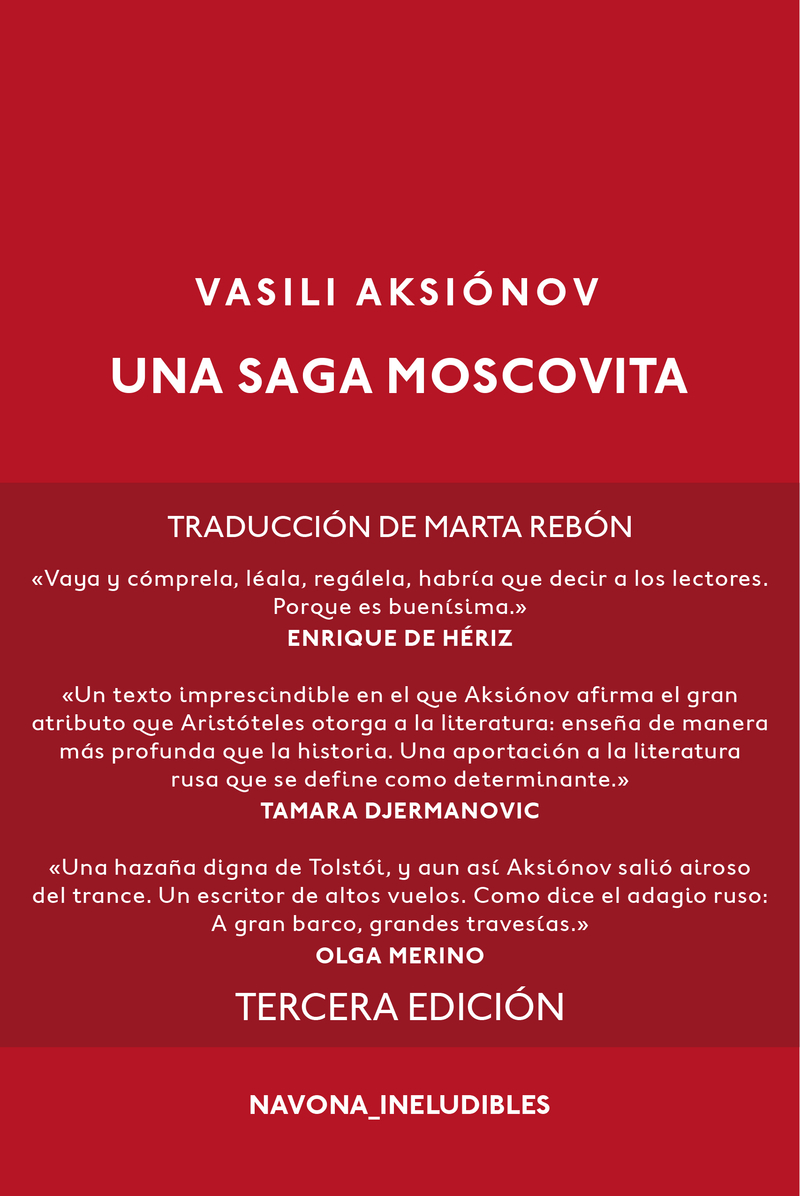 UNA SAGA MOSCOVITA: portada