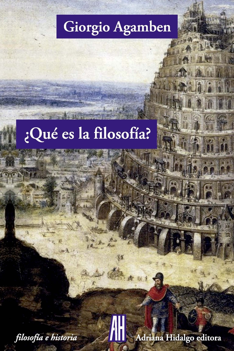 Qu es la filosofa?: portada