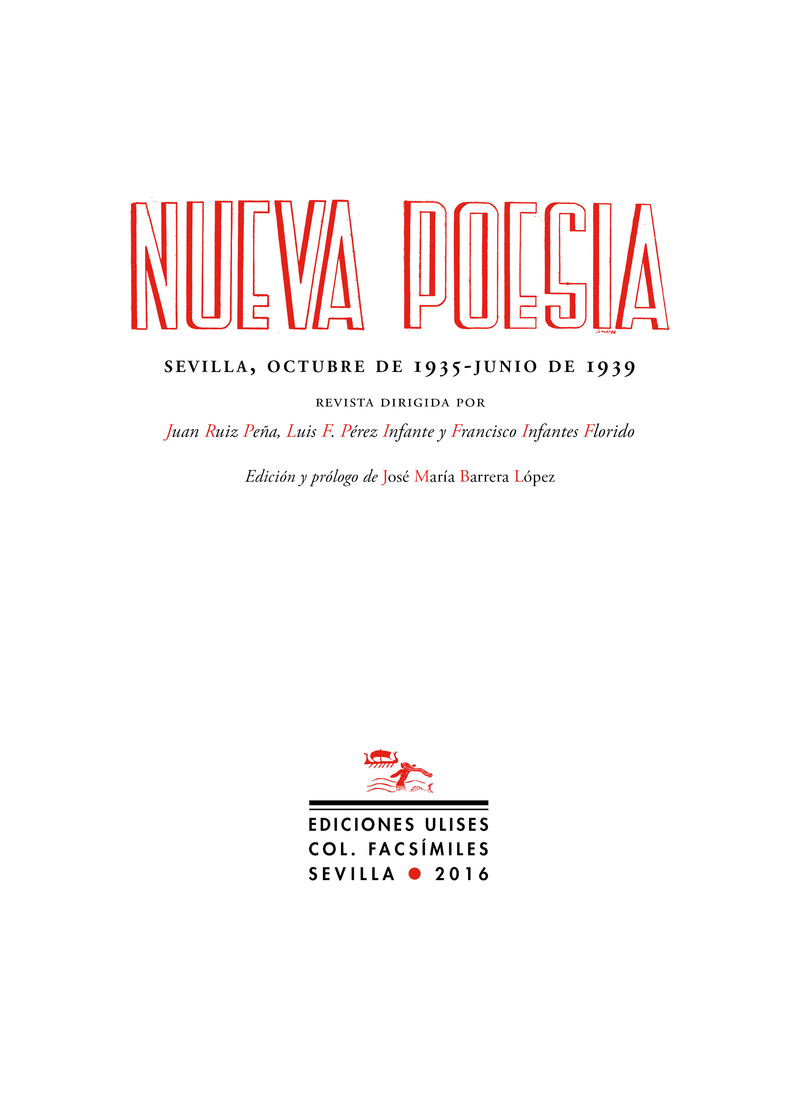 Nueva poesía: portada