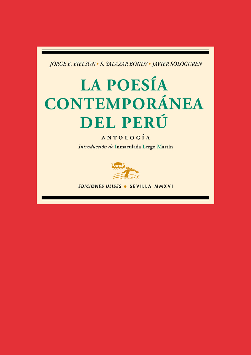 LA POESíA CONTEMPORáNEA DEL PERú: portada