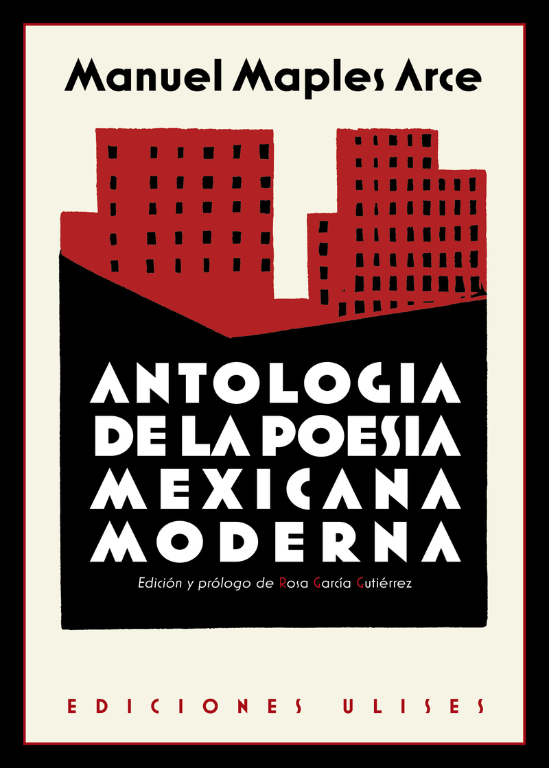 Antología de la poesía mexicana moderna: portada