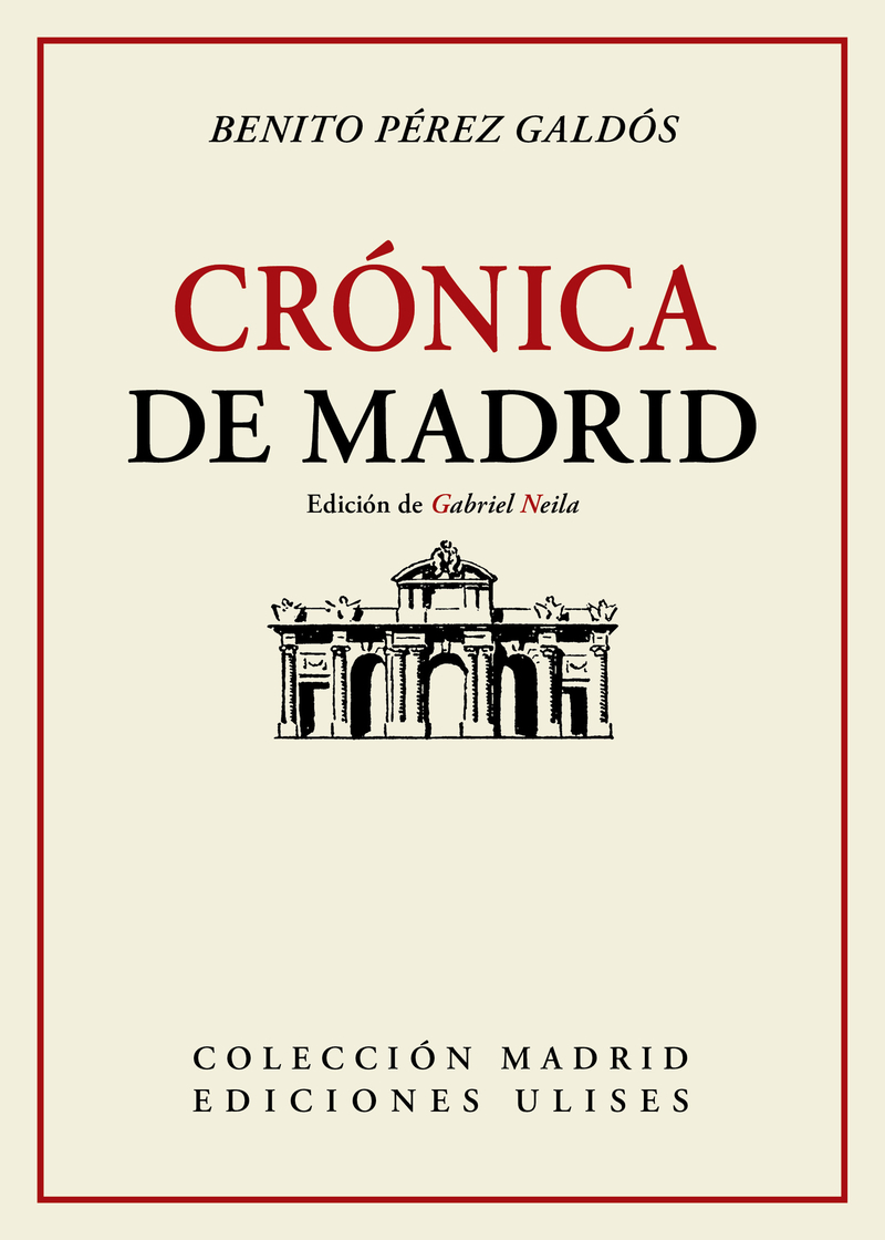 Crnica de Madrid: portada